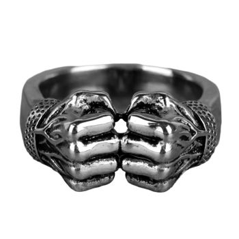 Anel Masculino Inox Silver 12254, Tamanho: 8