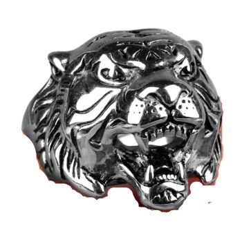 Anel Masculino Inox Silver 12260, Tamanho: 9