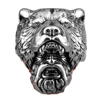 Anel Masculino Inox Silver 12272, Tamanho: 9