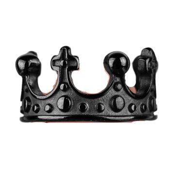 Anel Masculino Inox Preto 12274, Tamanho: 9