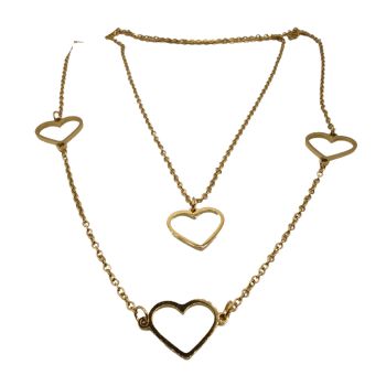 Colar Feminino Inox Dourado 20350