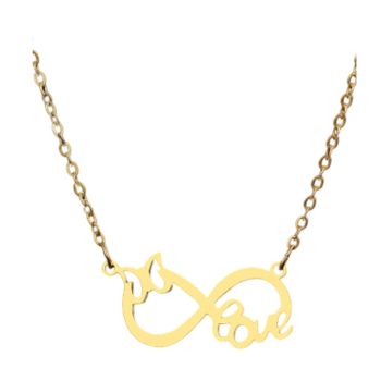 Colar Feminino Inox Dourado 20361