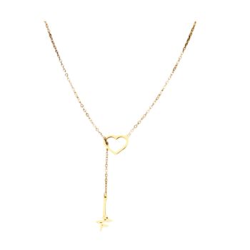 Colar Feminino Inox Dourado 20363