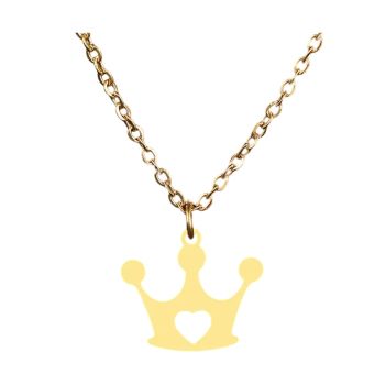 Colar Feminino Inox Dourado 20366