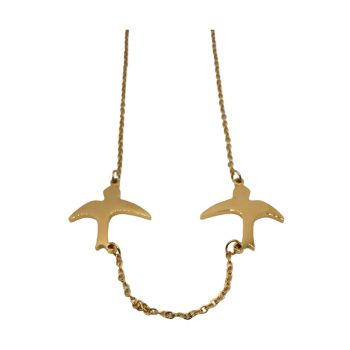 Colar Feminino Inox Dourado 20380