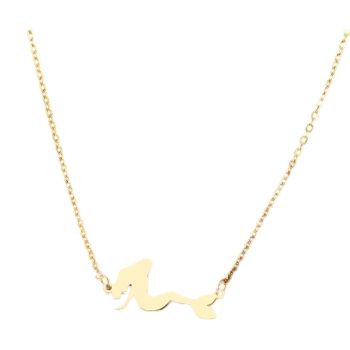 Colar Feminino Inox Dourado 20413