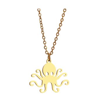 Colar Feminino Inox Dourado 20489