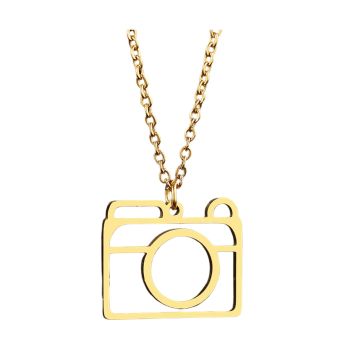 Colar Feminino Inox Dourado 20490