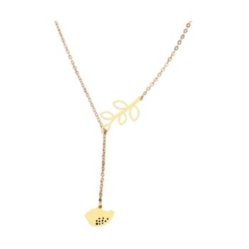 Colar Feminino Inox Dourado 20503