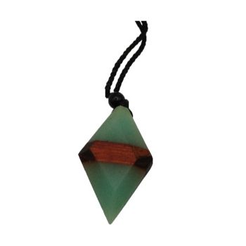 Colar Luminar Verde-Preto 30902