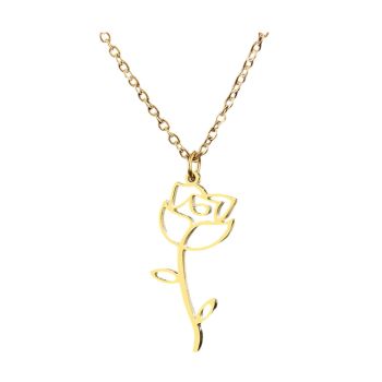 Colar Feminino Inox Dourado 20370