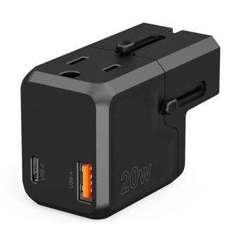 Carregador de parede PD30W A+C Choetech, Preto