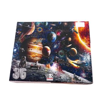 Puzzle de Madeira RGS Space Odyssey, 36 Peças
