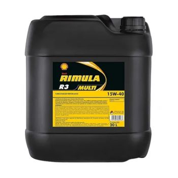 Óleo De Motor Diesel Pesados Shell Rimula R3 Turbo 15W-40 CH4 20L