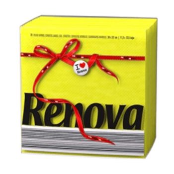 Guardanapos Renova Yellow, 70 un