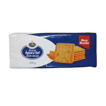 Bolacha Água e Sal CIM, 200 g