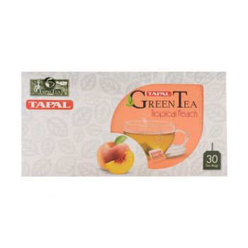 Chá Verde de Pêssego Tropical Tapal, 30 un