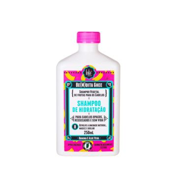 Shampoo De Hidratação Para Cabelos Opacos Ressecados E Sem Vida Banana & Aloe Vera Lola Cosmetics, 250 ml