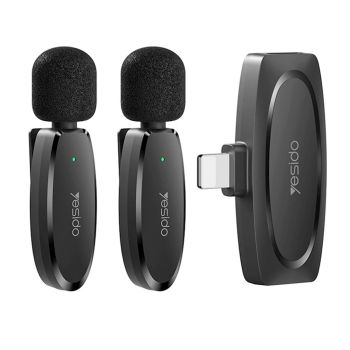 Microfone Lapela Yesido KR-14 Entrada Lightning