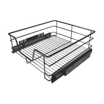 Cesto Vegetal para Gaveta em Inox Preto, 450 mm
