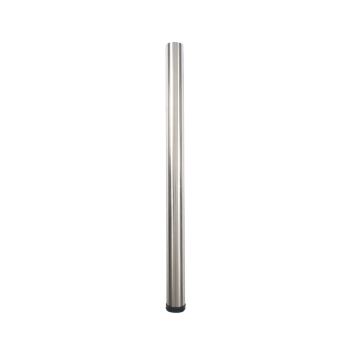 Pé de Mesa Inox Cromado, 710x60mm