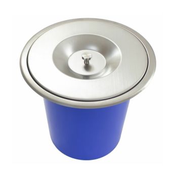 Balde de Lixo  Embuntir, Azul