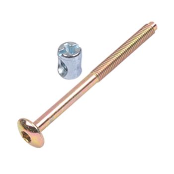 Parafuso de União em Aço Zincado, M6x100mm