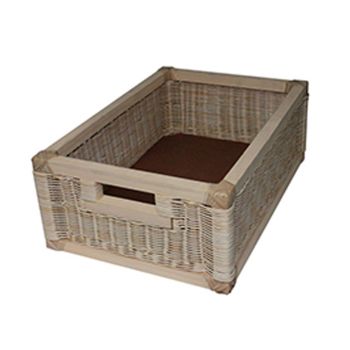 Cesta Vegetal de Palha  Natural, 500mm