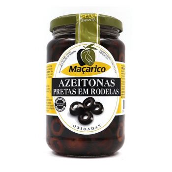 Azeitonas Pretas em Rodelas Maçarico, 345 g