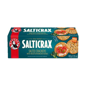 Bolachas Salgadas Bakers Salticrax Mediterranean Herbs, 200 g