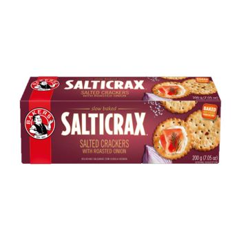 Bolachas Salgadas Bakers Salticrax Roasted Onion, 200 g