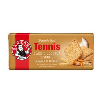 Bolachas Bakers Tennis Caramelo, 200 g