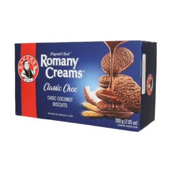 Bolachas Bakers Romany Creams Chocolate, 200 g