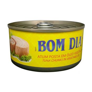 Atum em Óleo Vegetal Bom Dia, 170 g