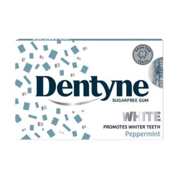 Gomas de Mascar Dentyne White Peppermint sem Açúcar, 14 g