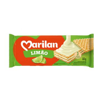 Bolachas Marilan Wafer Limão, 115 g
