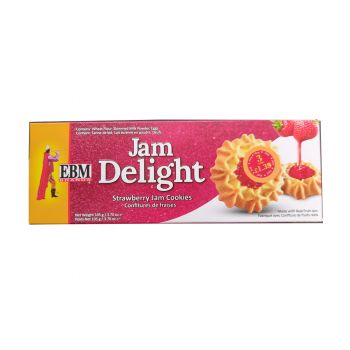 Bolachas EBM Jam Delight Morango, 88.3 g