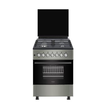 Fogão 60*60 Smart 4 Bocas Gás Forno Elétrico Lenora, Cinza