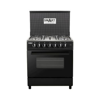 Fogão SMART 5 Bocas e Forno a Gás 80x50, Inox