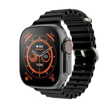 Smart Watch Eelógio Ultra 8 Genérico, Preto