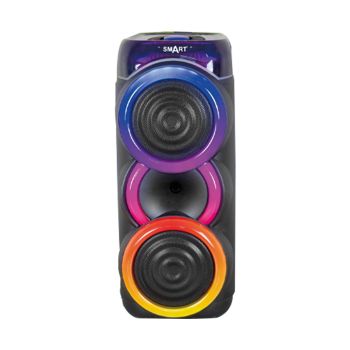 Coluna Party Speaker SMAR TRecarreg&aacute;vel com Microfone e Controlo Remoto, 300W
