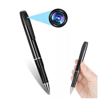 Caneta Espiã Full HD 1080p, Preto