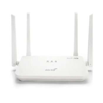 Router Wireless 4G/5G Wifi 300 Mbps, Branco