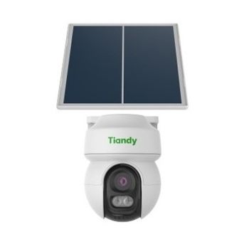 Câmera Tiandy PT 4G Solar 4MP Color Maker, Branca