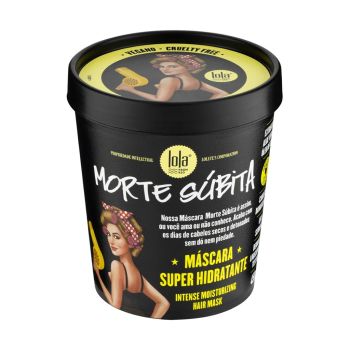Máscara Super Hidratante Lola Cosmetics Morte Súbita Extrato de Aloe Vera & Óleo de Coco, 450g