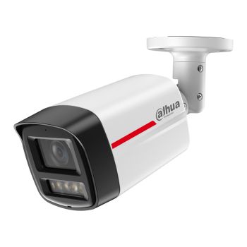 Câmera de Internet Dahua Wizsense 4MP Exterior Colorida Microfone, Branco