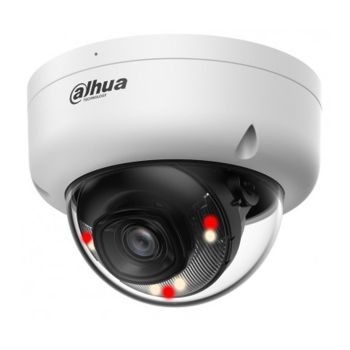 Câmera de Internet 2MP Dahua Colorido Microfone Embutido Áudio IP, branco