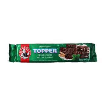 Bolacha Bakers Topper Mint Choc, 125 g
