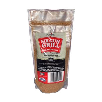 Tempero Crown National BBQ Six Gun Grill, 200 g