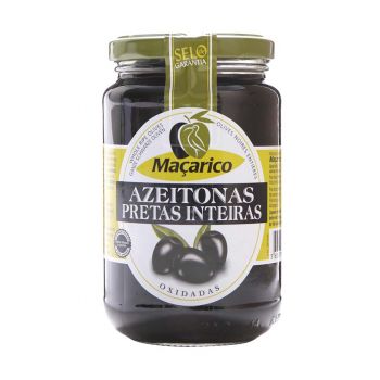 Azeitonas Pretas Inteiras Maçarico, 850 g